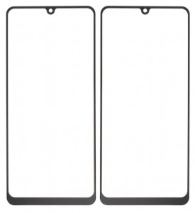 Replacement Front Glass For Samsung Galaxy A22 Black By - Maxbhi Com