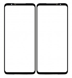 Replacement Front Glass For Asus Rog Phone 5s Black By - Maxbhi Com