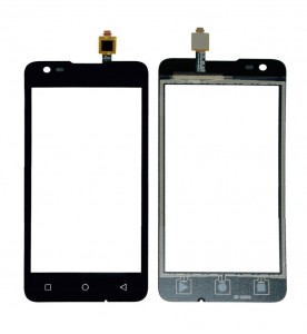 Touch Screen Digitizer For Micromax Canvas Blaze 4g Q400 Black By - Maxbhi Com