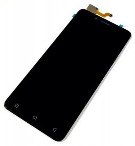 Lcd With Touch Screen For Lenovo A6600 Plus Black By - Maxbhi Com