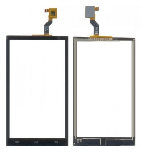 Touch Screen Digitizer For Spice Xlife M5 Pro Grey By - Maxbhi Com