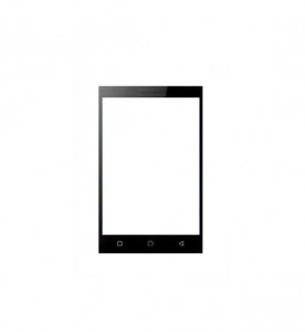 Replacement Front Glass For Zen P57 Black By - Maxbhi.com