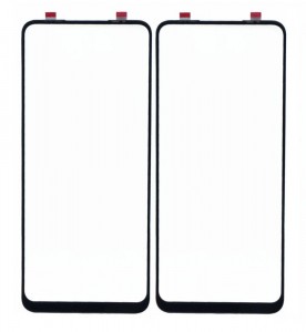 Replacement Front Glass For Tecno Camon 16 Black By - Maxbhi Com