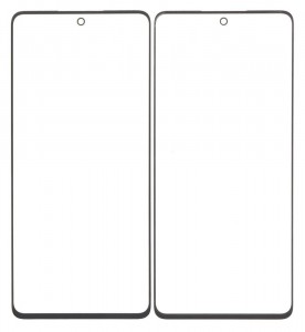 Replacement Front Glass For Samsung Galaxy M53 5g Black By - Maxbhi Com