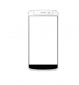 Replacement Front Glass For Oppo N1 32gb Black By - Maxbhi.com