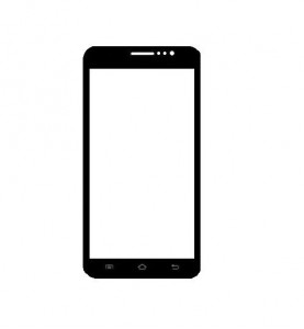 Replacement Front Glass For Arise Orian Ar52 Black By - Maxbhi.com