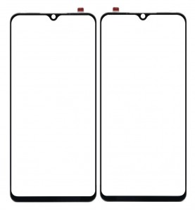 Replacement Front Glass For Oppo F15 Black By - Maxbhi Com