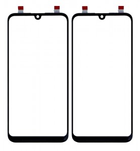 Replacement Front Glass For Lava Z66 Black By - Maxbhi Com