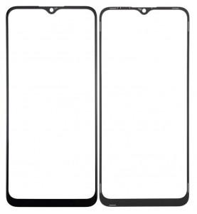Replacement Front Glass For Samsung Galaxy A02s Black By - Maxbhi Com
