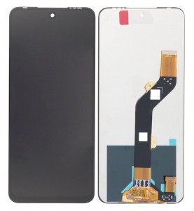 Lcd With Touch Screen For Tecno Pova 4 Black By - Maxbhi Com