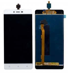 Lcd With Touch Screen For Gionee F103 White By - Maxbhi Com