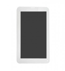 Lcd With Touch Screen For Ambrane Ac770 Calling King Tablet White By - Maxbhi.com
