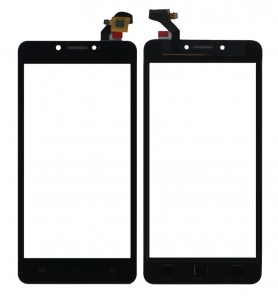 Touch Screen Digitizer For Micromax Bharat 5 Black By - Maxbhi Com
