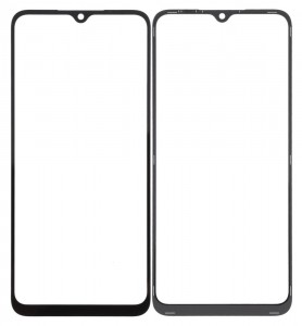 Replacement Front Glass For Xiaomi Redmi 9at Black By - Maxbhi Com