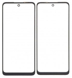 Replacement Front Glass For Motorola Moto E32s Black By - Maxbhi Com