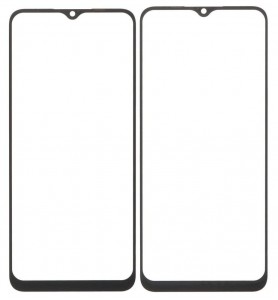 Replacement Front Glass For Realme C30 Black By - Maxbhi Com
