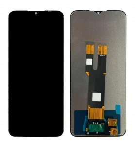 Lcd With Touch Screen For Nokia C22 Black By - Maxbhi Com