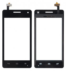 Touch Screen Digitizer For Huawei Ascend G350 Black Red By - Maxbhi Com