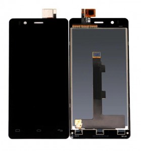 Lcd With Touch Screen For Bq Aquaris E4 5 Ubuntu Edition Black By - Maxbhi Com
