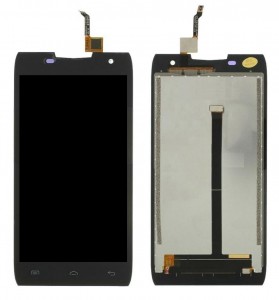 Lcd With Touch Screen For Doogee T5 Lite Black By - Maxbhi Com