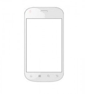 Replacement Front Glass For Karbonn K76 Plus White By - Maxbhi.com