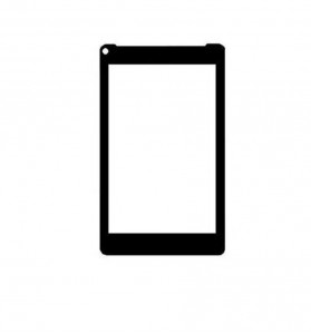 Replacement Front Glass For Iball Slide 3g 7345q800 White By - Maxbhi.com