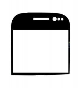 Replacement Front Glass For Nokia 702t White By - Maxbhi.com