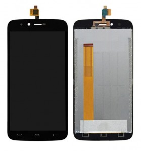 Lcd With Touch Screen For Homtom Ht50 Silver By - Maxbhi Com