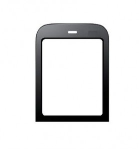 Replacement Front Glass For Palm Pixi Plus Black By - Maxbhi.com