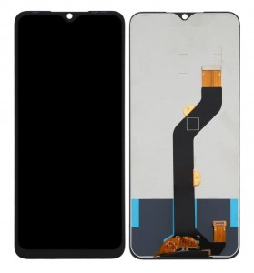 Lcd With Touch Screen For Tecno Spark 6 Air Black By - Maxbhi Com