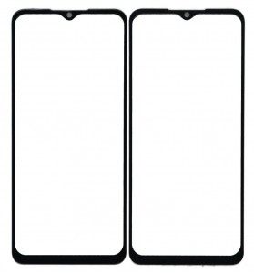 Replacement Front Glass For Lava Z6 Black By - Maxbhi Com