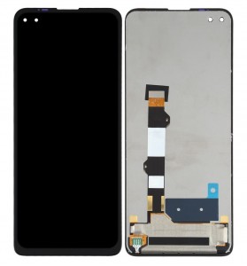 Lcd With Touch Screen For Motorola One 5g Blue By - Maxbhi Com