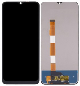 Lcd With Touch Screen For Vivo Y20 2021 Black By - Maxbhi Com