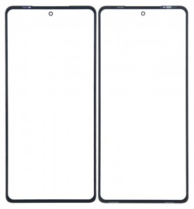 Replacement Front Glass For Motorola Edge X30 5g Black By - Maxbhi Com