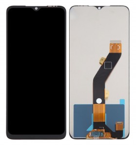 Lcd With Touch Screen For Tecno Spark 10 Black By - Maxbhi Com