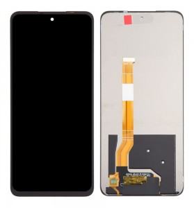 Lcd With Touch Screen For Oppo A58 4g Black By - Maxbhi Com