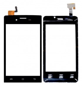 Touch Screen Digitizer For Lava Iris 404s Black By - Maxbhi Com