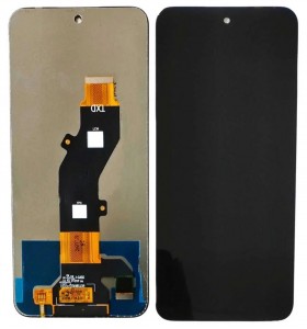 Lcd With Touch Screen For Itel P65 White By - Maxbhi Com