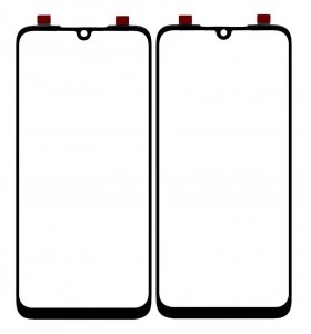 Replacement Front Glass For Xiaomi Redmi Note 7s Black By - Maxbhi Com