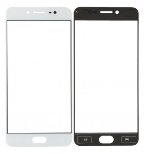 Replacement Front Glass For Vivo X7 Black By - Maxbhi Com