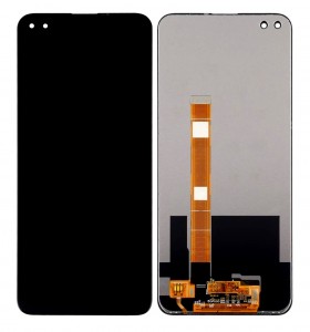 Lcd With Touch Screen For Realme 6 Pro Black By - Maxbhi Com