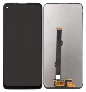 Lcd With Touch Screen For Motorola Moto G8 Black By - Maxbhi Com
