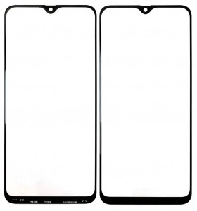 Replacement Front Glass For Samsung Galaxy A40s Black By - Maxbhi Com