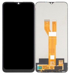 Lcd With Touch Screen For Realme C20 Black By - Maxbhi Com