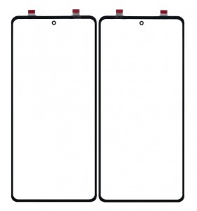 Replacement Front Glass For Motorola Edge 20 Black By - Maxbhi Com