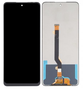 Lcd With Touch Screen For Tecno Pova 5 Black By - Maxbhi Com