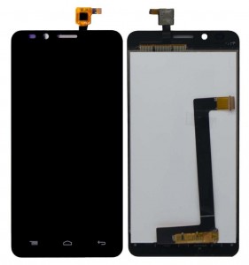 Lcd With Touch Screen For Intex Aqua Craze Ii Black By - Maxbhi Com