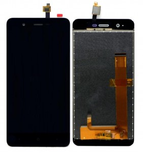 Lcd With Touch Screen For Yu Yunique 2 Plus Black By - Maxbhi Com