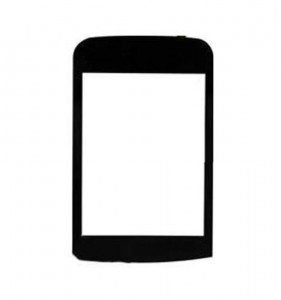Replacement Front Glass For Nokia C208 Black By - Maxbhi.com