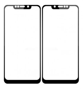 Replacement Front Glass For Lg W10 Black By - Maxbhi Com